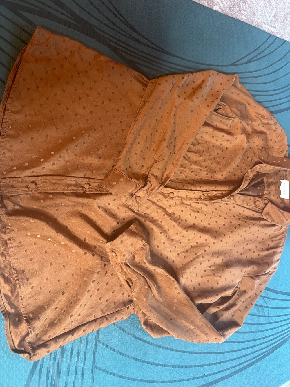 Sezane silk dot Ann shirt - Picture 4 of 9
